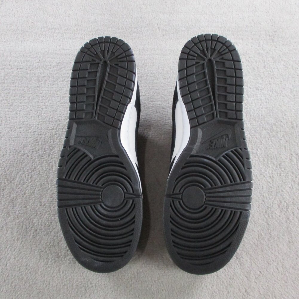 Nike Dunk Low Retro SE Suede Panda Mens 10 Black White Sneakers Shoes Lace Up - Picture 5 of 6